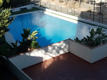 Wohnung mit Pool zur Miete in Estepona Pueblo