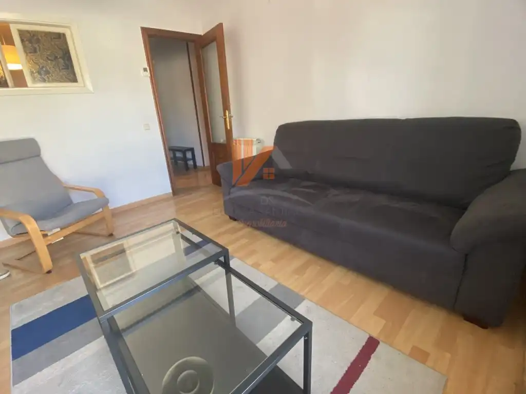 Sala d'estar de Pis de lloguer en Santiago de Compostela  amb Moblat