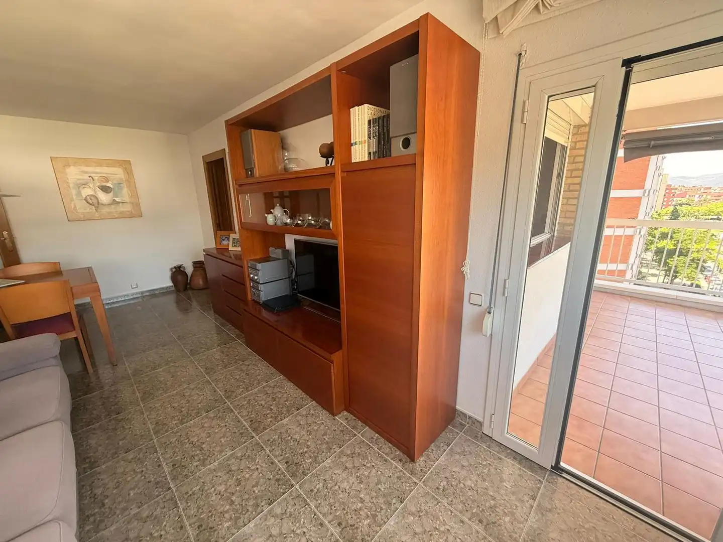 Wohnzimmer von Wohnung zum Verkauf in Cornellà de Llobregat mit Heizung und Balkon