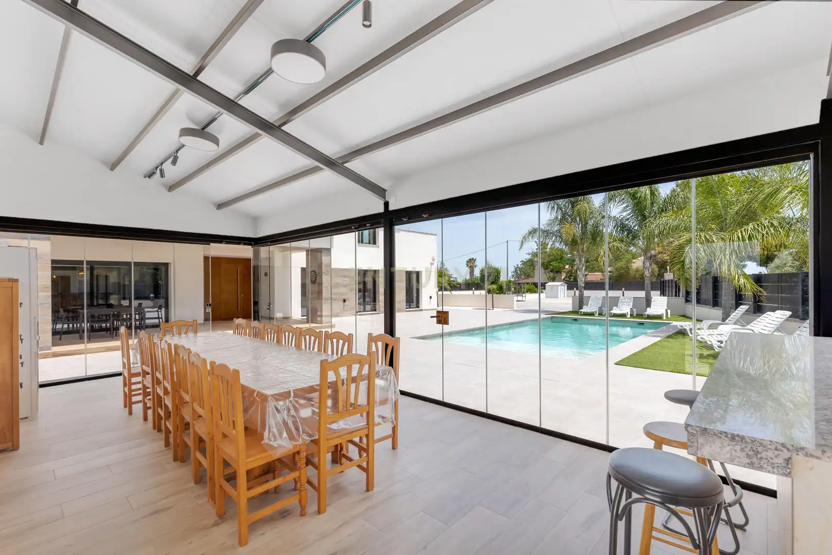 Terrassa de Casa o xalet en venda en Catral amb Aire condicionat, Jardí privat i Piscina