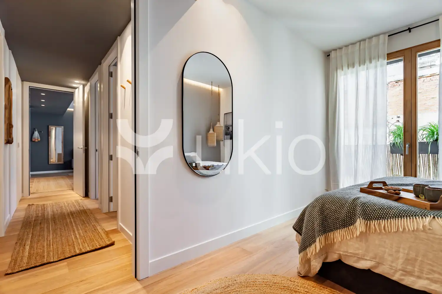 Habitación de Apartamento de alquiler en Barcelona con Aire acondicionado, Calefacción y Amueblado