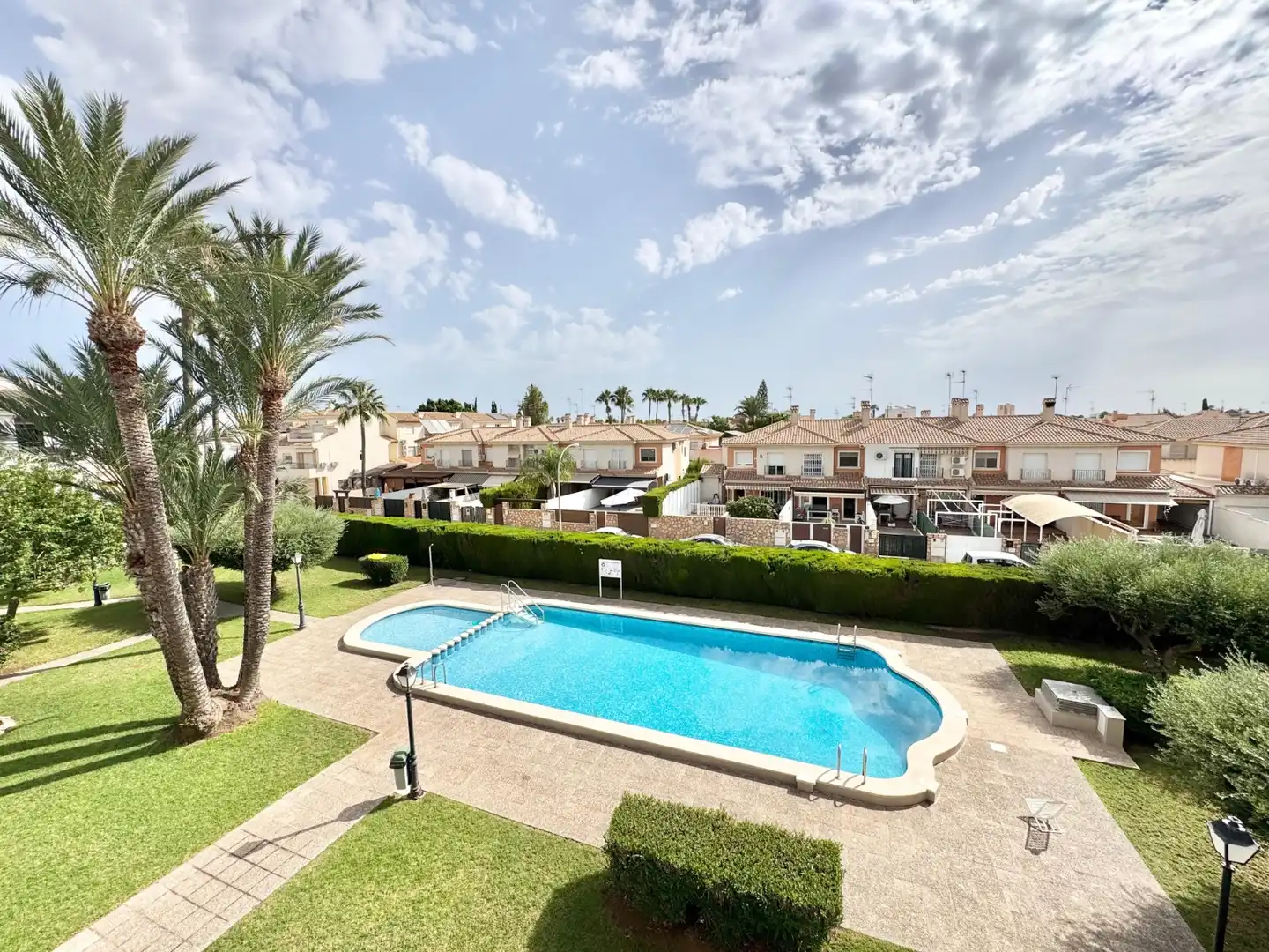 Garten von Wohnungen zur Miete in San Javier mit Klimaanlage, Terrasse und Schwimmbad