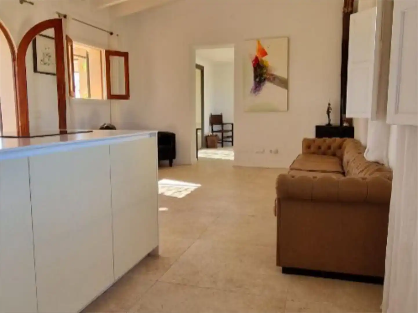 Sala d'estar de Casa o xalet de lloguer en Campos amb Piscina