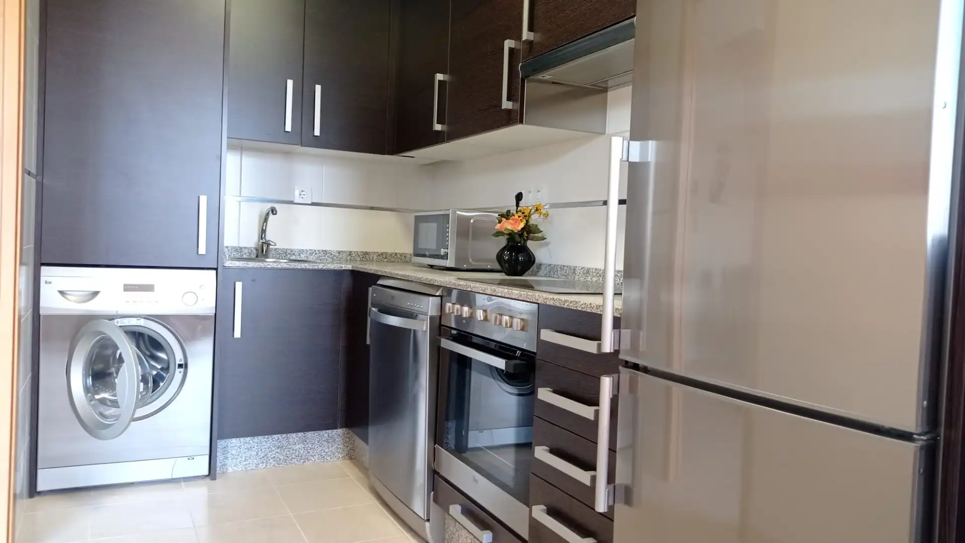 Kitchen of Duplexes for sale in Foz  with Terrace, Storage room and Furnished