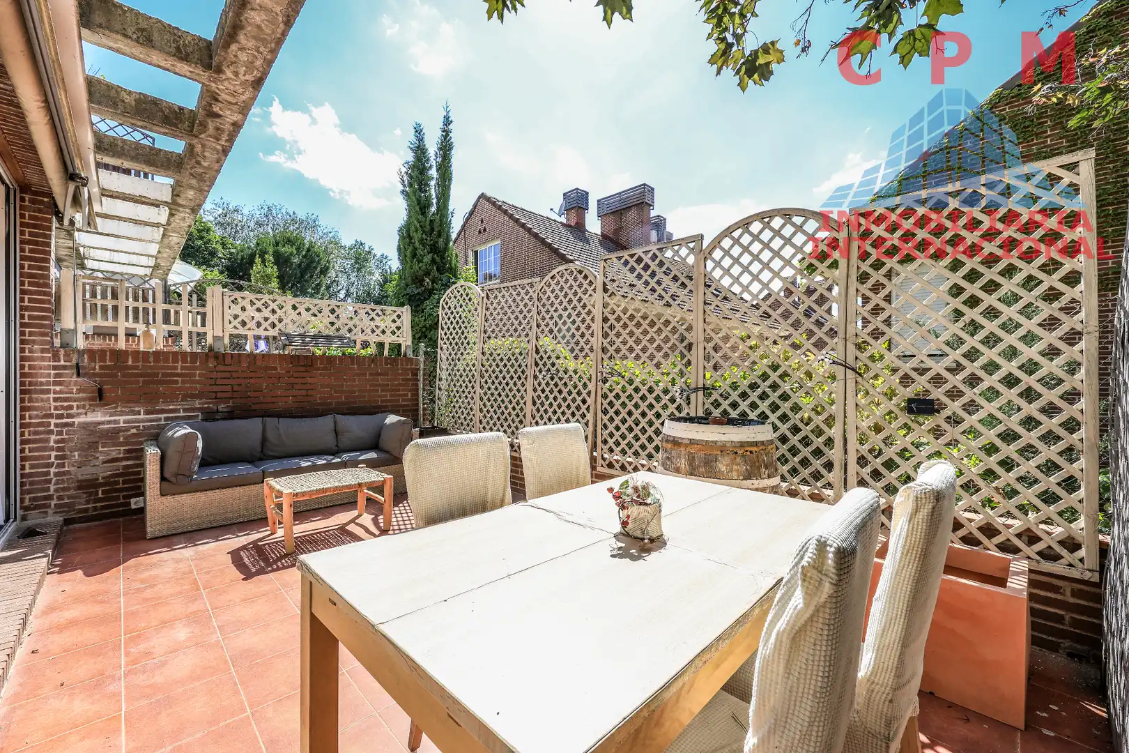 Terrace of Houses for rent in La Moraleja  with Air Conditioner, Heating and Private garden