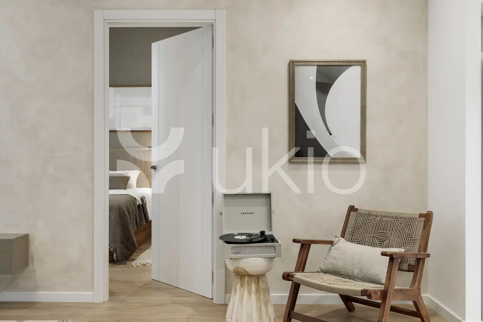 Schlafzimmer von Wohnungen zur Miete in Barcelona mit Klimaanlage, Heizung und Terrasse