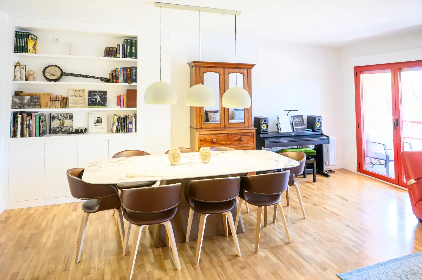 Esszimmer von Wohnung zum Verkauf in Pozuelo de Alarcón mit Klimaanlage, Heizung und Parkett