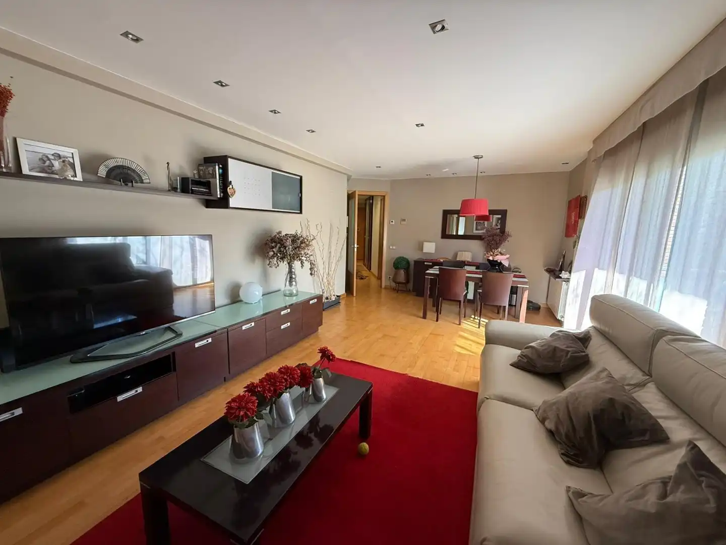 Sala d'estar de Apartament en venda en Barcelona amb Aire condicionat, Calefacció i Parquet