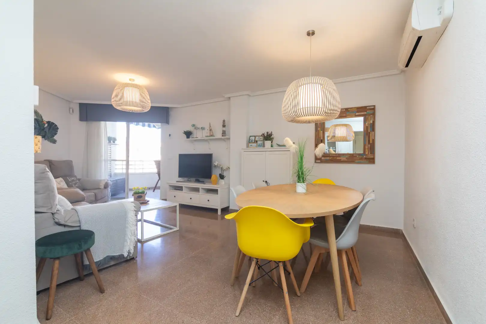 Dining room of Flat for sale in Santa Pola  with Air Conditioner, Terrace and Storage room