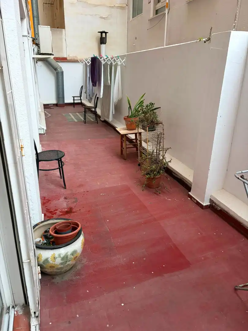 Terraza de Piso para compartir en Valencia
