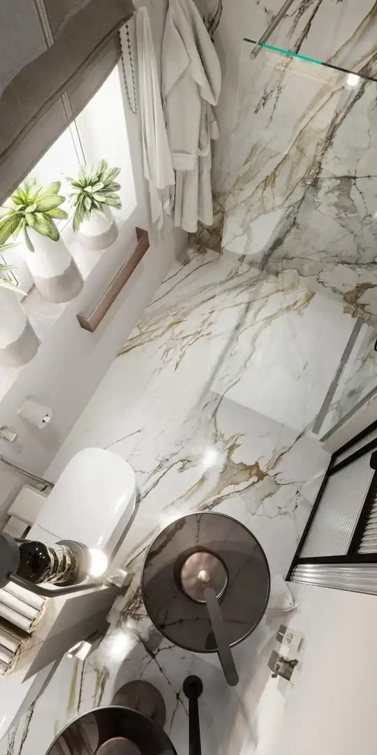 Baño de Piso de alquiler en Madrid con Aire acondicionado y Calefacción
