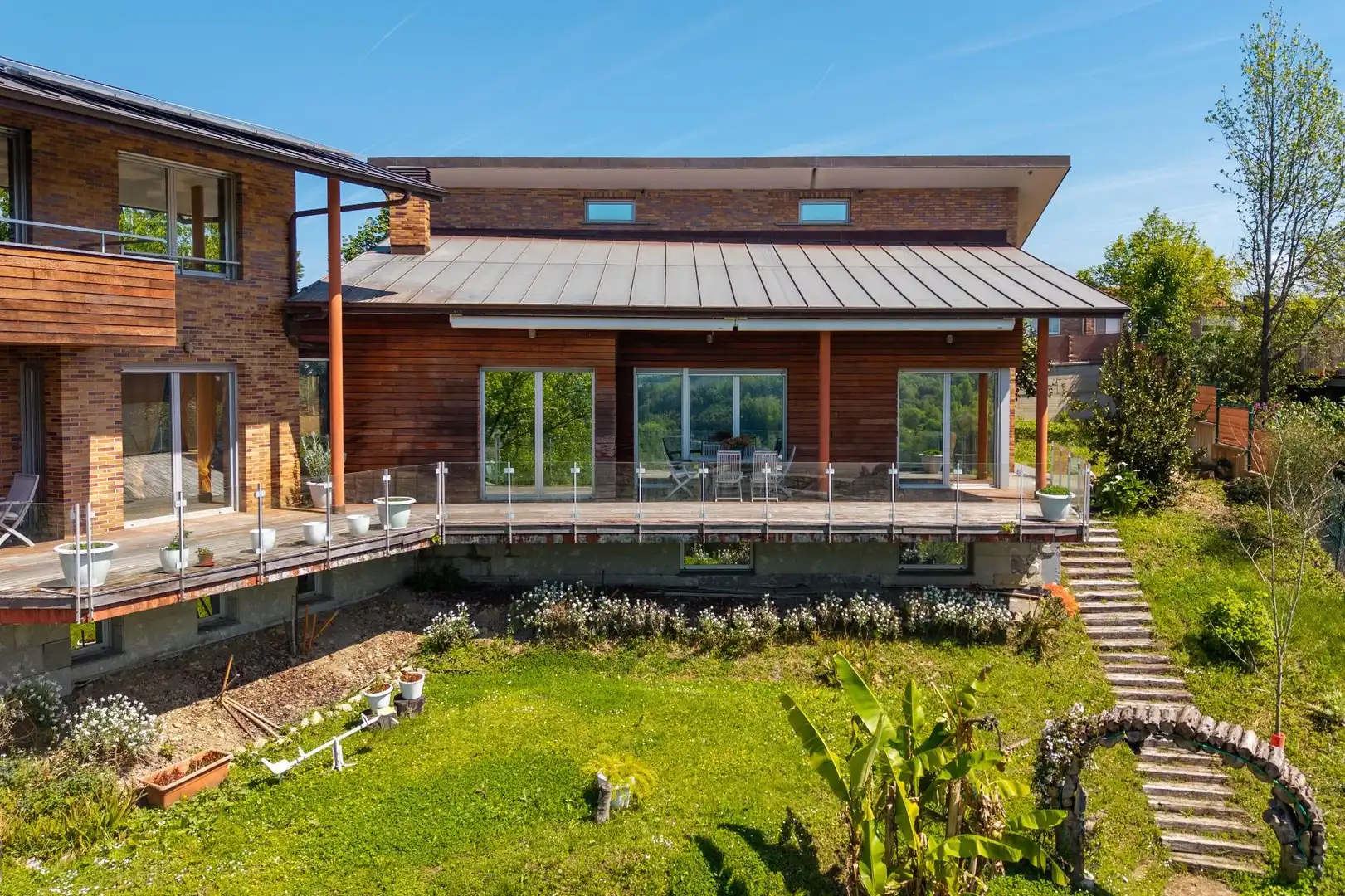 Vista exterior de Casa o chalet en venta en Donostia - San Sebastián  con Calefacción, Jardín privado y Terraza