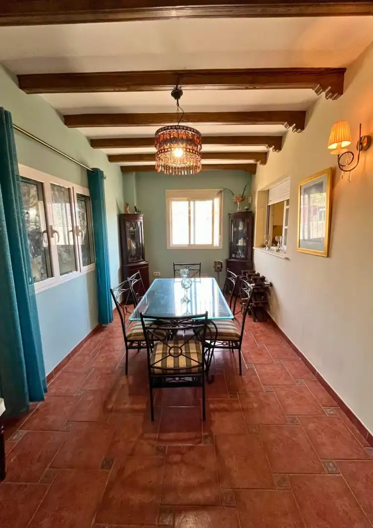 Esszimmer von Country house zum Verkauf in Chiclana de la Frontera mit Privatgarten, Abstellraum und Schwimmbad