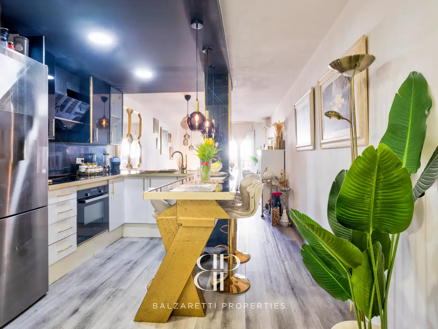 Küche von Wohnung zum Verkauf in Rubí mit Klimaanlage, Heizung und Parkett