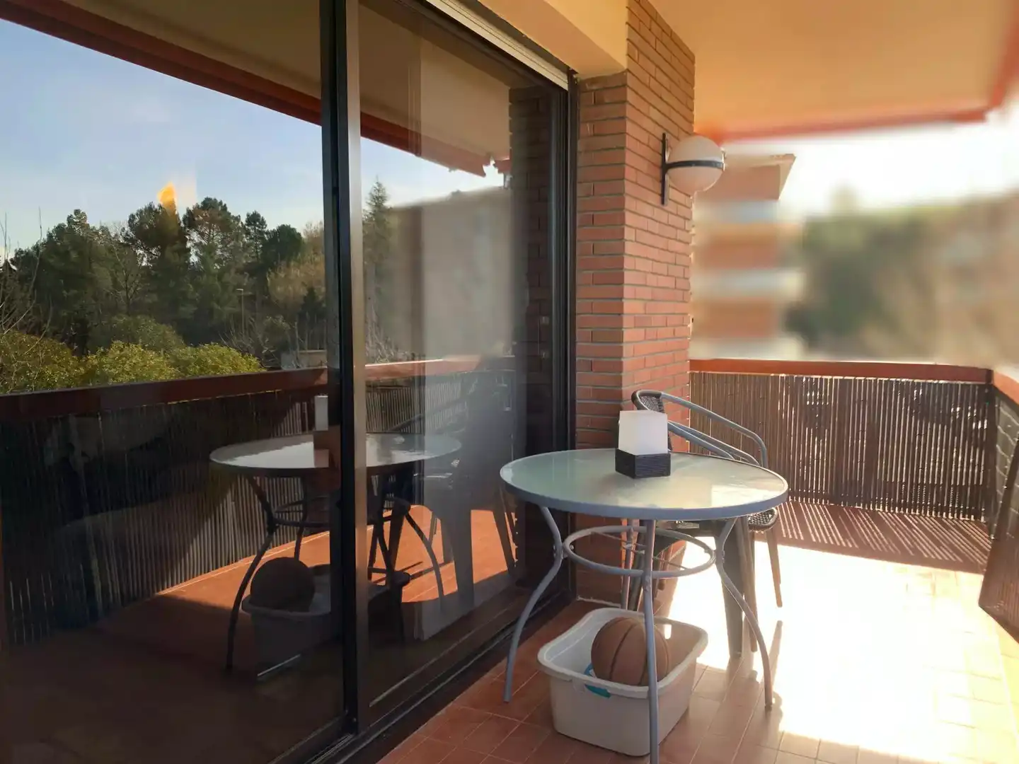 Terrasse von Wohnung zum Verkauf in Hostalric mit Heizung, Terrasse und Balkon
