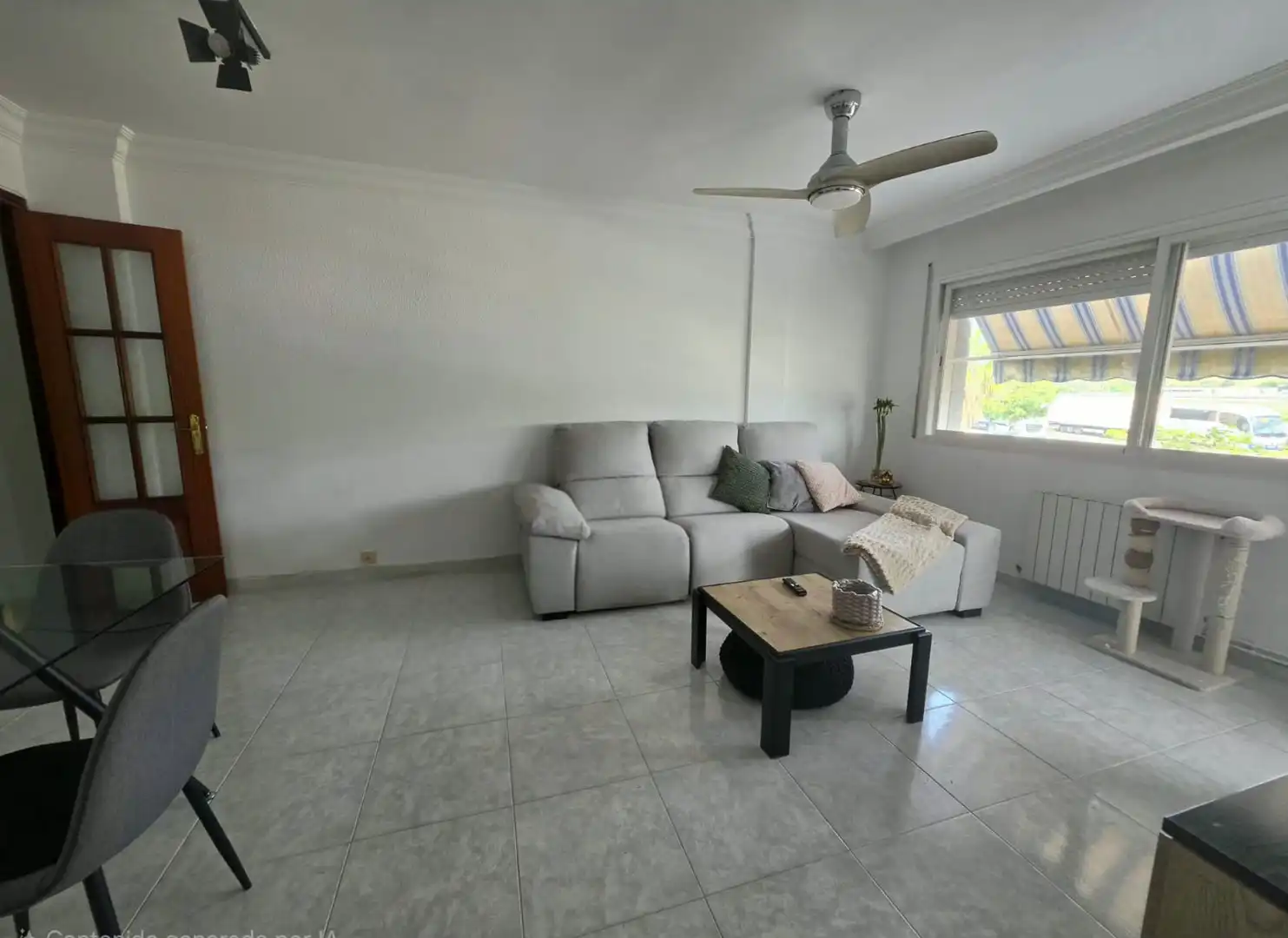 Wohnzimmer von Wohnung zum Verkauf in Vilanova i la Geltrú mit Heizung, Terrasse und Ofen