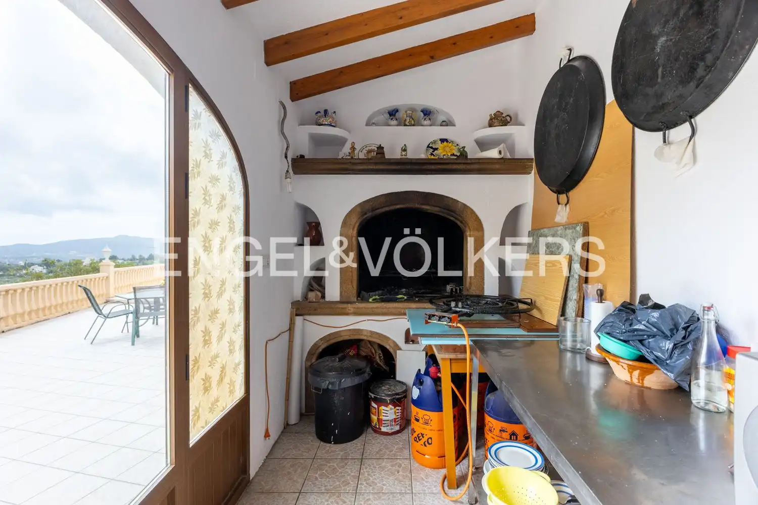 Kitchen of Houses for sale in Jávea / Xàbia  with Air Conditioner, Heating and Private garden