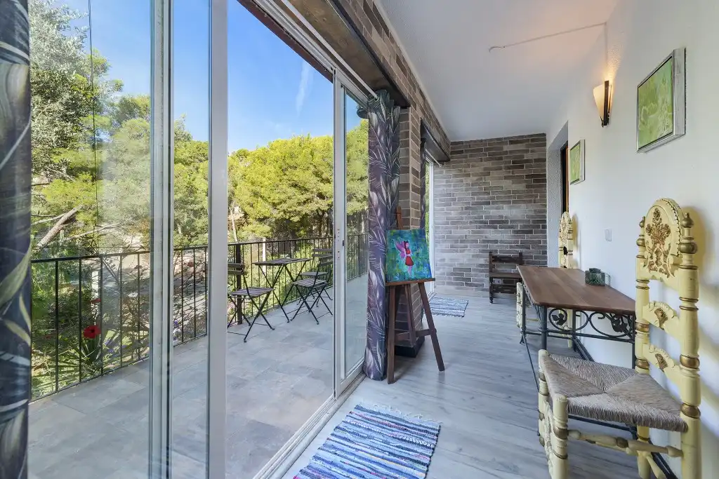 Terraza de Casa o chalet en venta en Calvià con Aire acondicionado, Jardín privado y Terraza