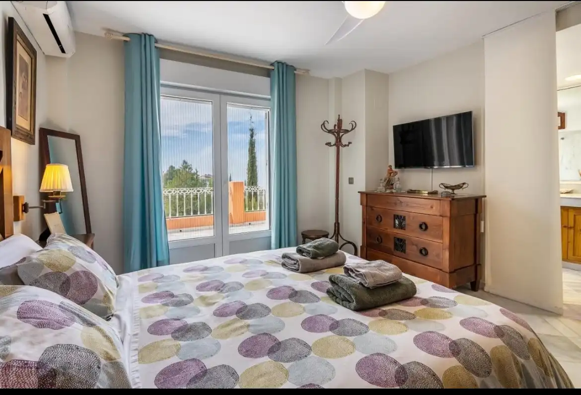 Bedroom of Houses for rent in Monachil  with Air Conditioner, Heating and Private garden