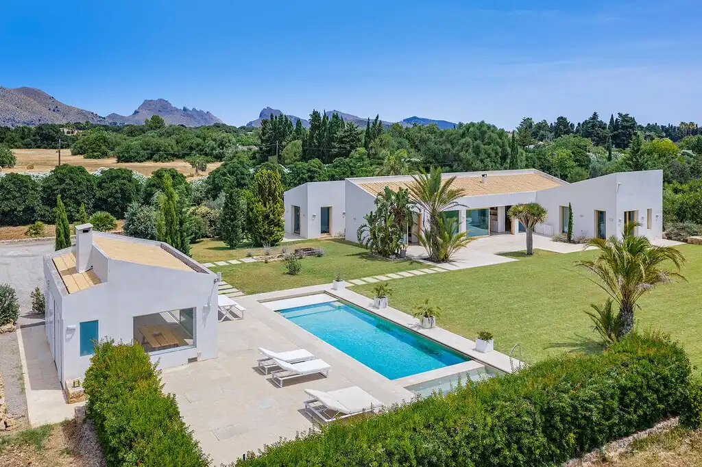 Exterior view of Country homes for sale in Pollença  with Air Conditioner, Heating and Private garden