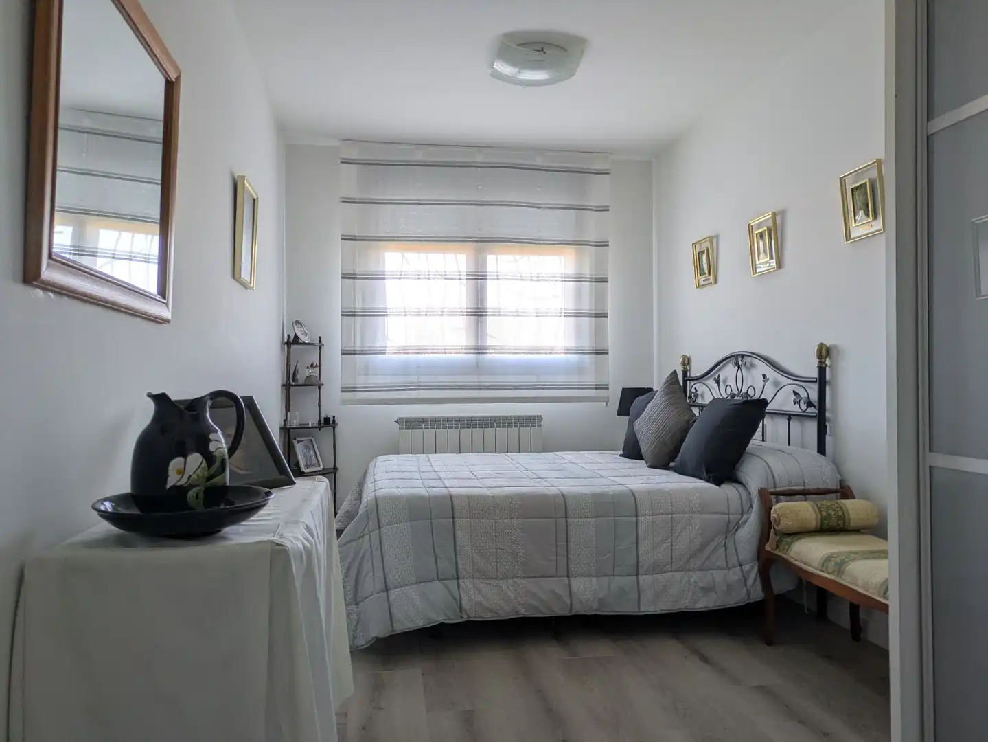 Schlafzimmer von Wohnung zum Verkauf in Monzón mit Klimaanlage, Heizung und Terrasse