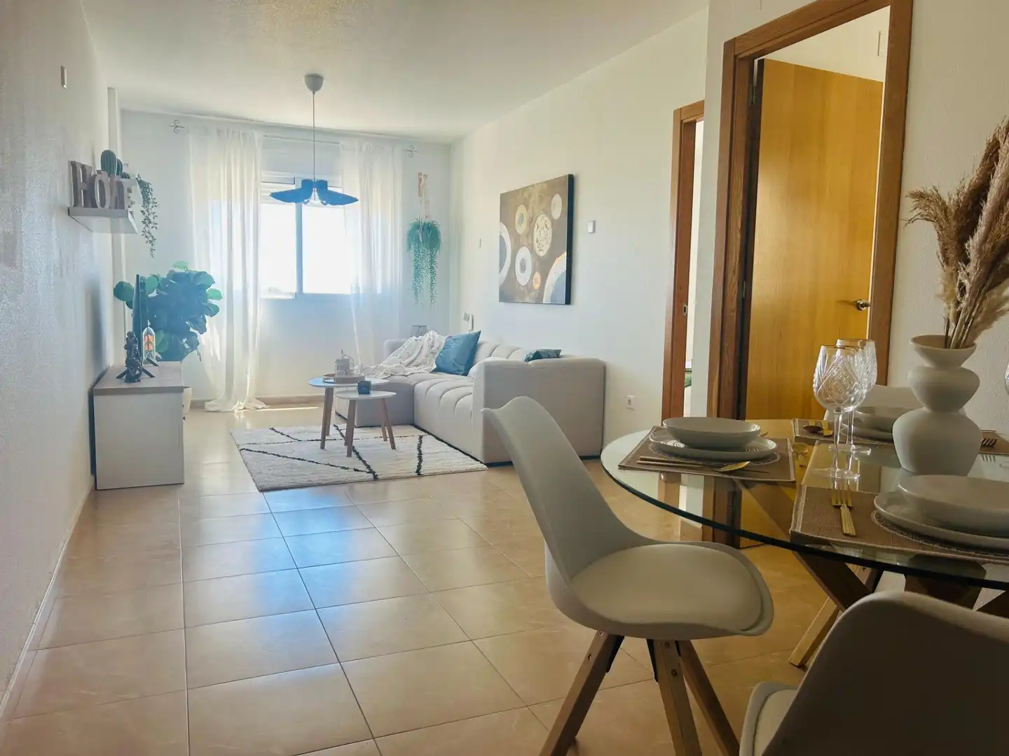 Wohnzimmer von Wohnungen zum Verkauf in Pilar de la Horadada mit Möbliert und Alarm