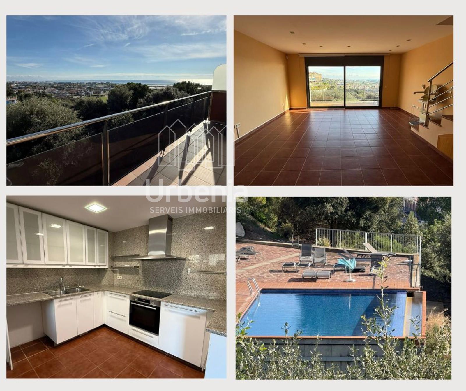 Exterior view of House or chalet for sale in Santa Susanna  with Air Conditioner, Heating and Terrace