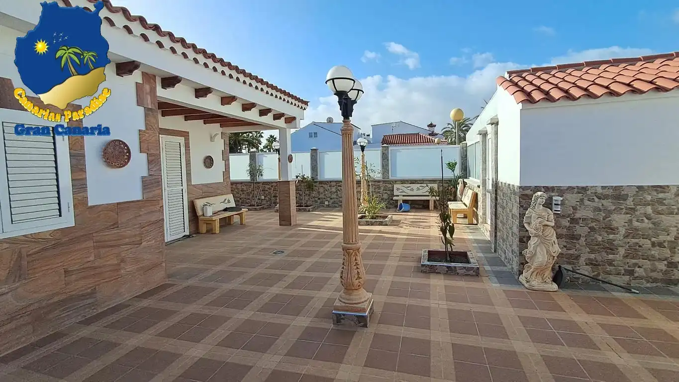 Terrassa de Casa o xalet en venda en San Bartolomé de Tirajana amb Aire condicionat, Terrassa i Moblat
