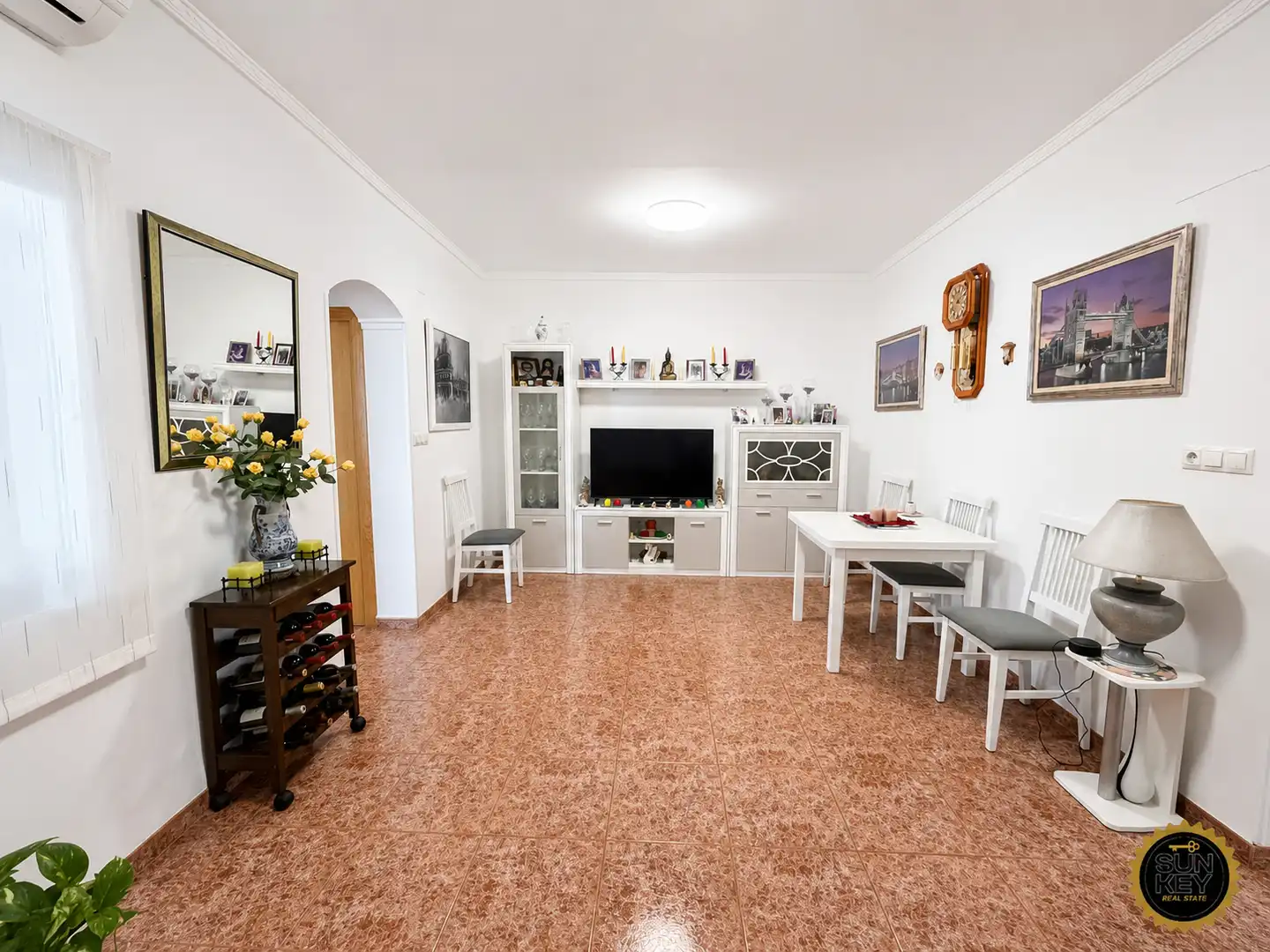 Sala de estar de Casa o chalet en venta en Alhama de Murcia con Amueblado