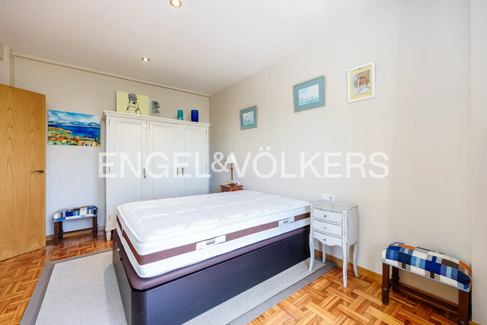 Bedroom of Apartments for rent in Vigo   with Heating, Private garden and Terrace