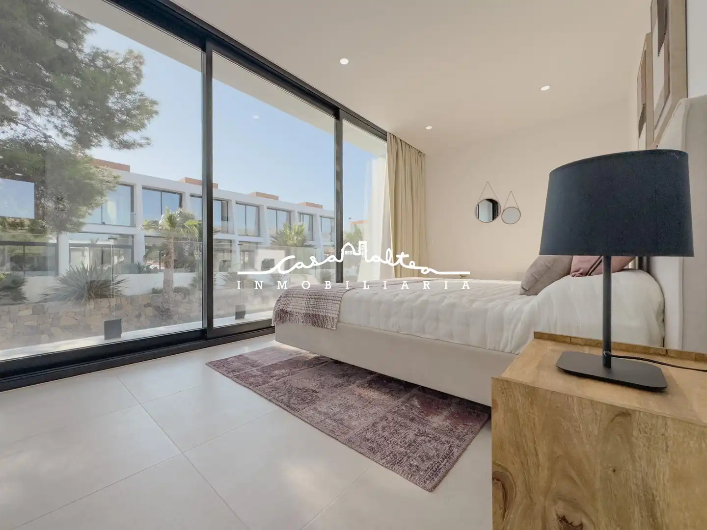 Bedroom of Detached homes for sale in Calpe / Calp  with Air Conditioner, Private garden and Terrace