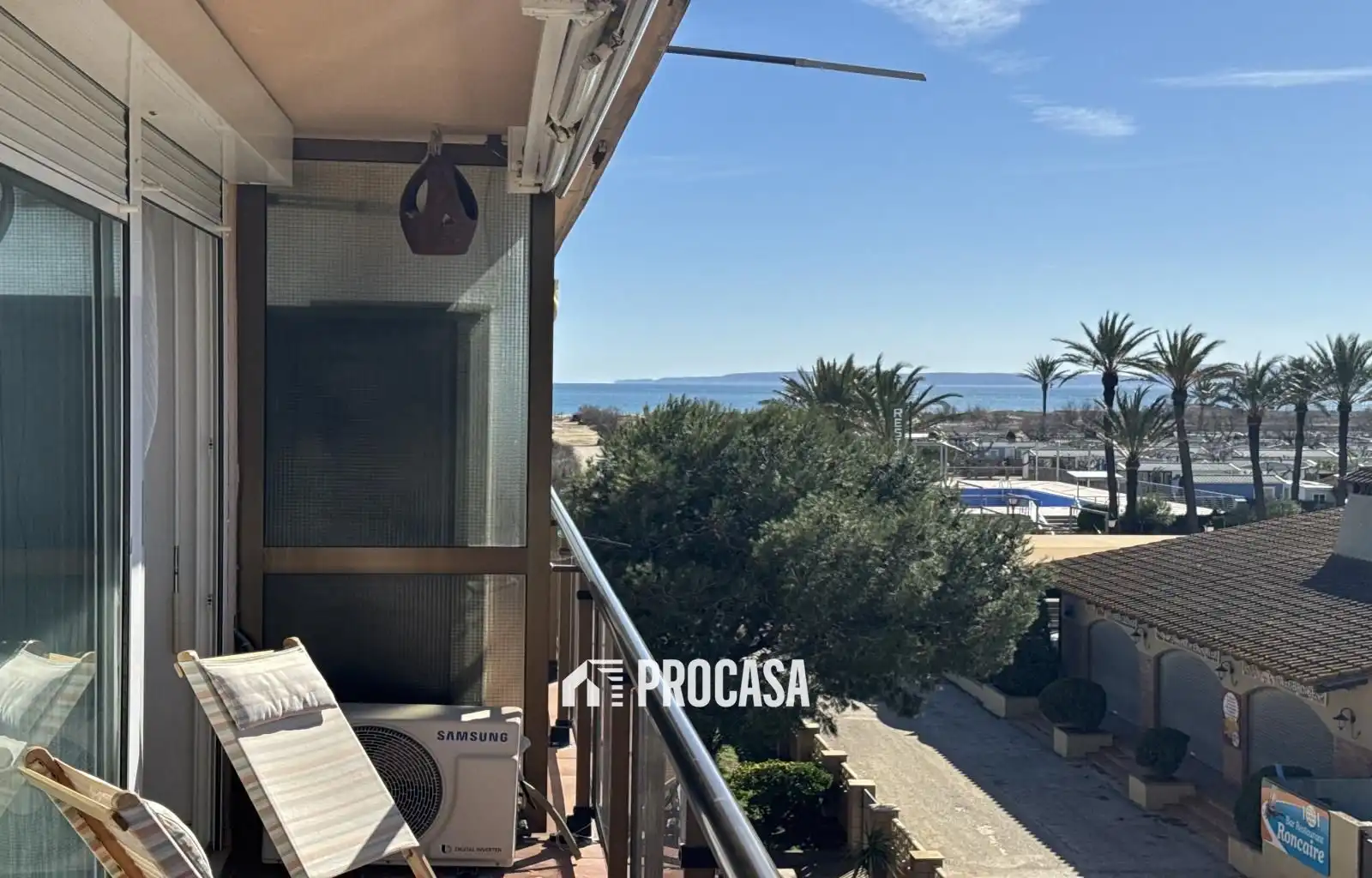 Balcony of Flat for sale in Castelló d'Empúries  with Air Conditioner, Heating and Terrace