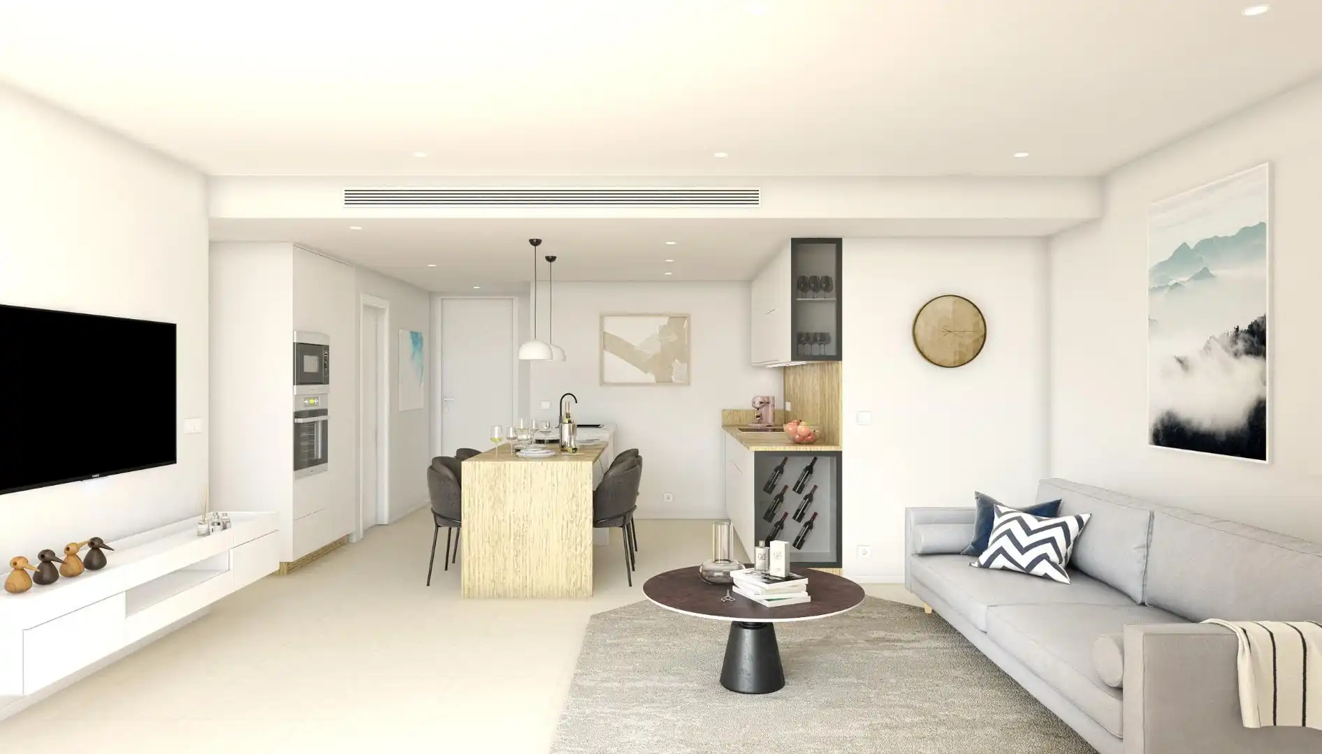Sala d'estar de Apartament en venda en San Pedro del Pinatar amb Calefacció, Jardí privat i Terrassa
