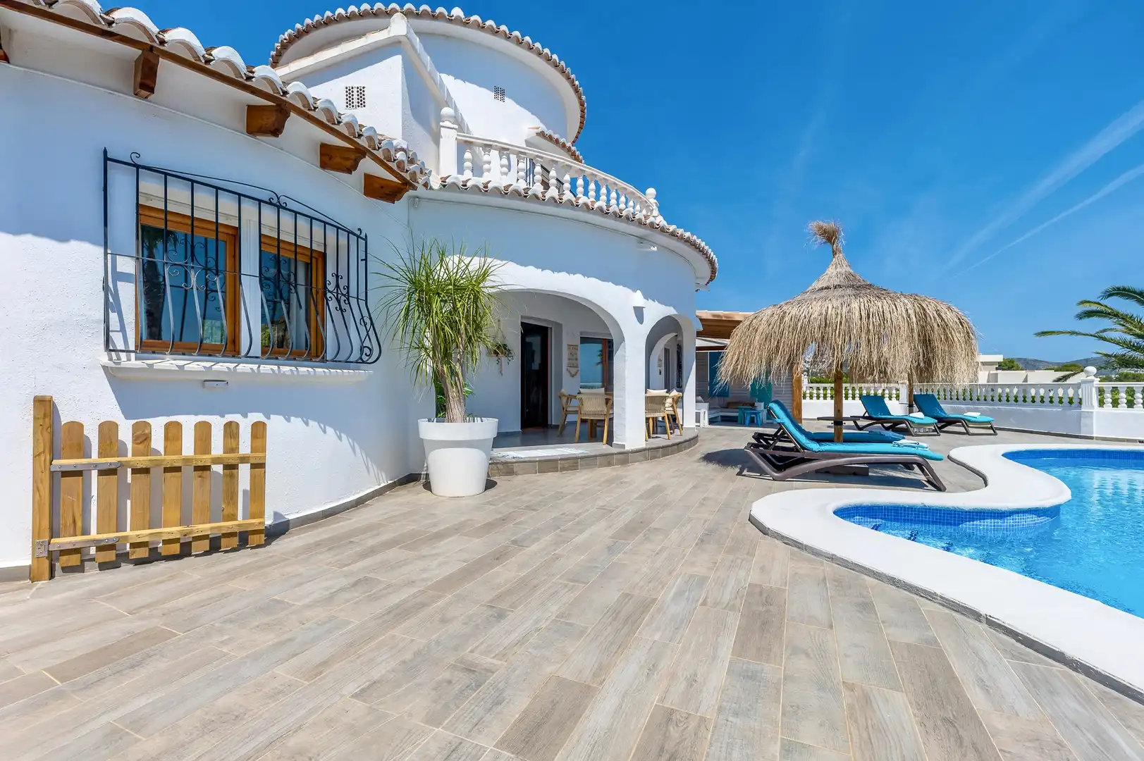Terrasse von Haus oder Chalet zum Verkauf in Moraira
