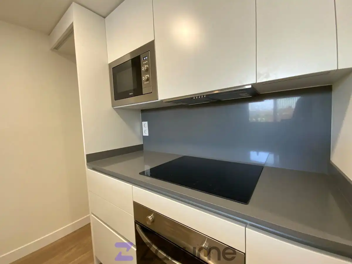 Kitchen of Flat for rent in Valencia  with Air Conditioner, Heating and Private garden