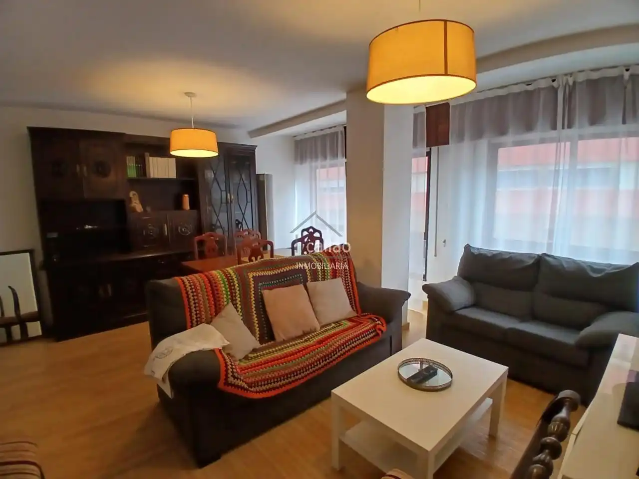 Living room of Flat for rent in Ferrol  with Terrace and Furnished