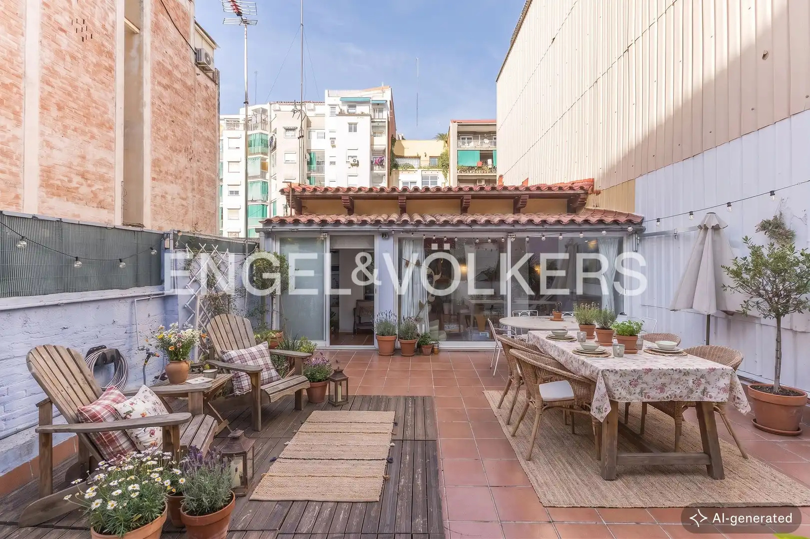 Terrace of Houses for sale in Barcelona  with Heating, Terrace and Storage room