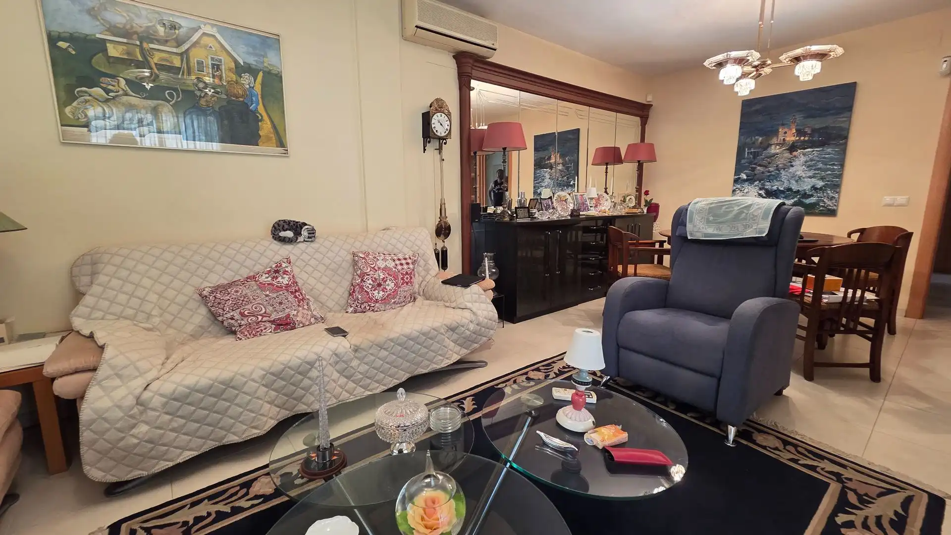 Living room of Houses for sale in Calafell  with Air Conditioner, Heating and Private garden