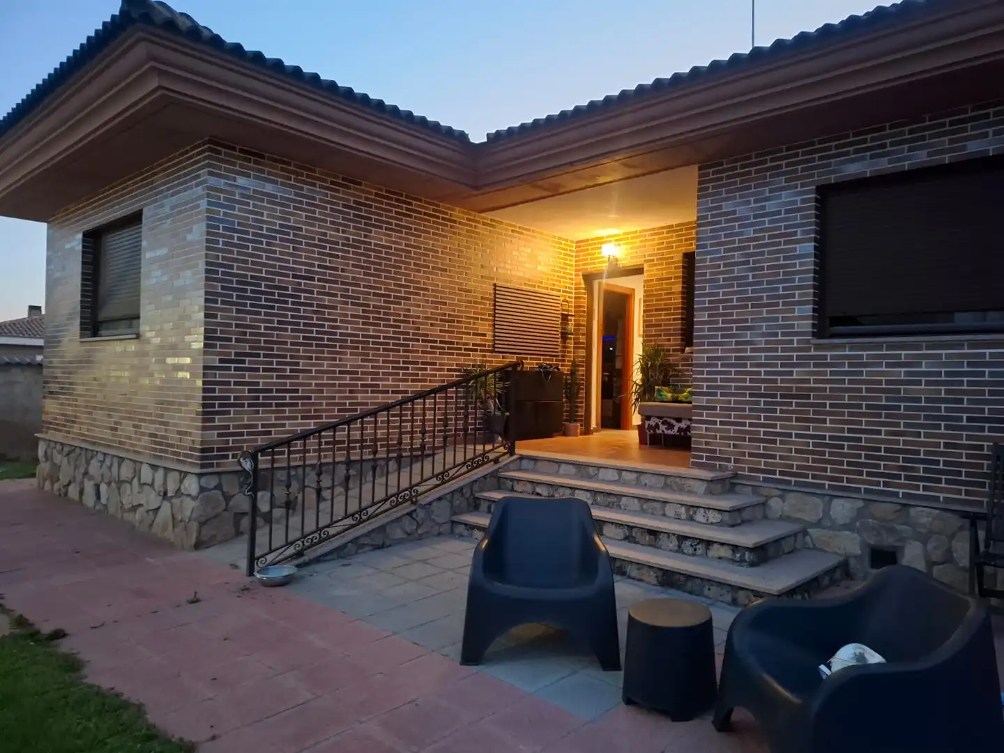 Terraza de Casa o chalet en venta en San Cristóbal de la Cuesta con Calefacción, Jardín privado y Piscina