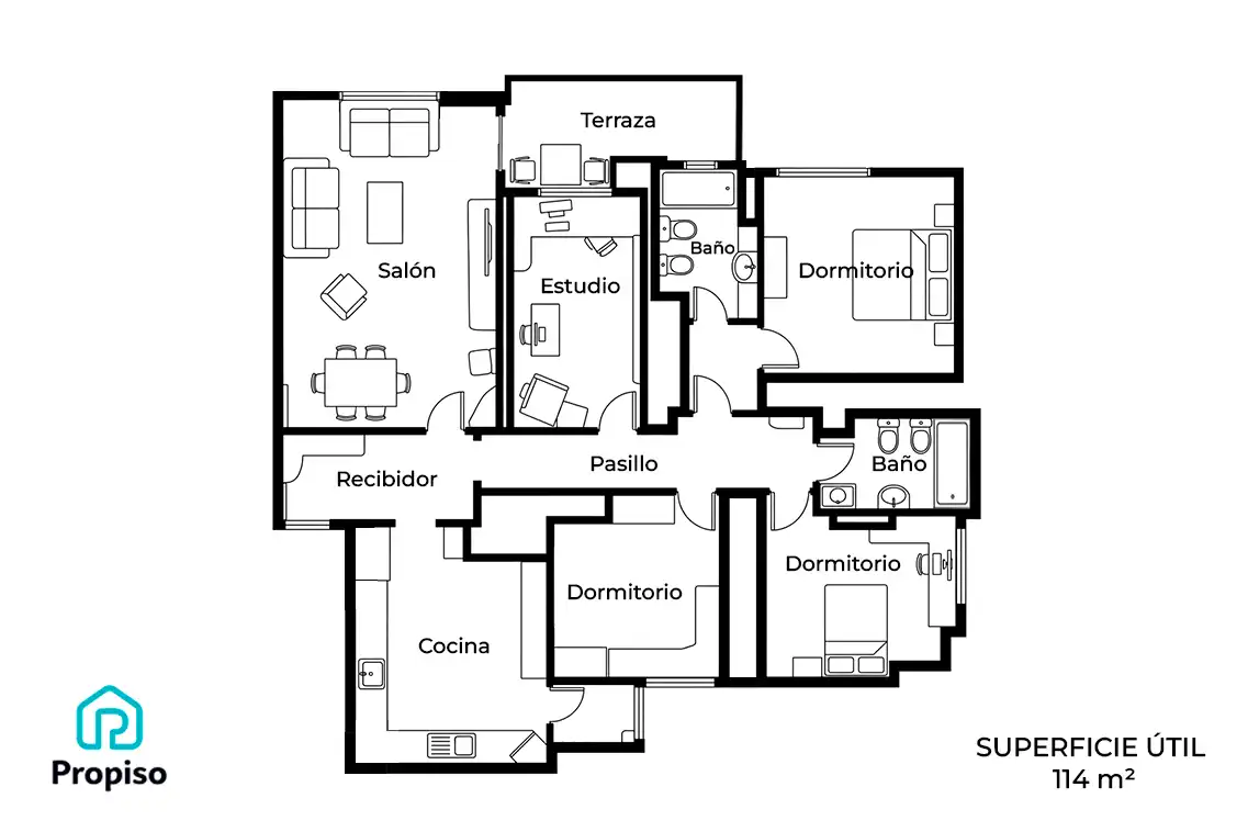 Flat for sale in Zaragoza
