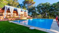 Swimming pool of Country house for sale in Vallgorguina  with Air Conditioner and Heating