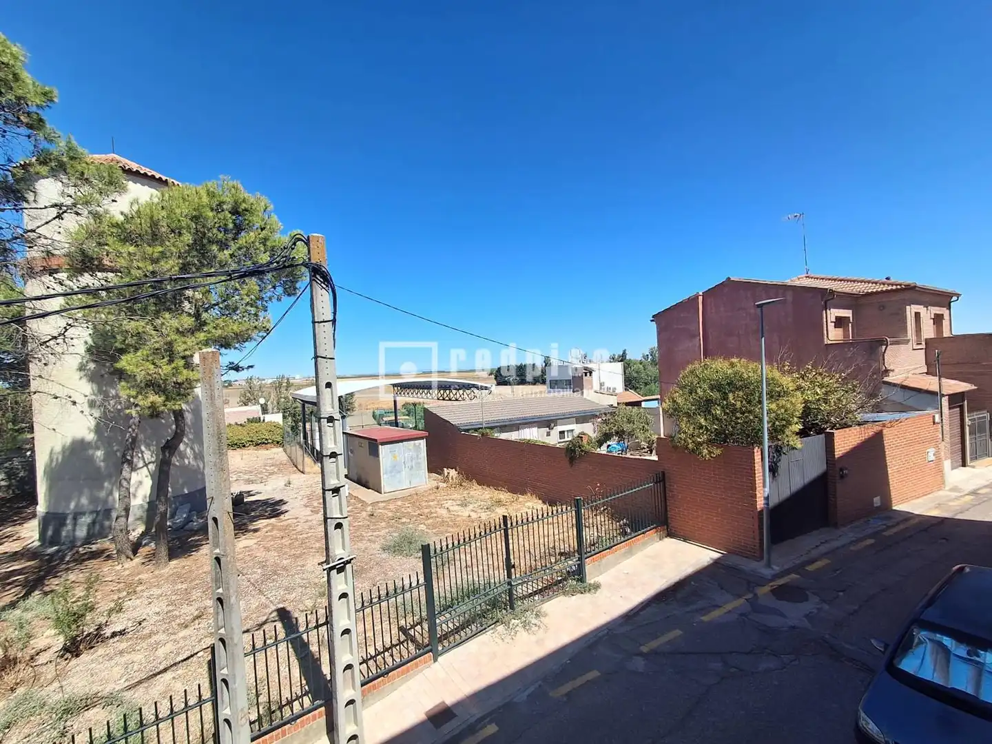 Vista exterior de Piso en venta en Huecas con Calefacción, Trastero y Amueblado