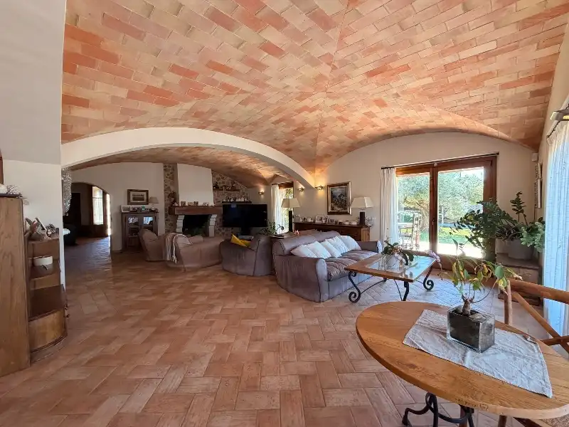 Living room of Houses for sale in Sant Feliu de Guíxols  with Air Conditioner, Heating and Private garden