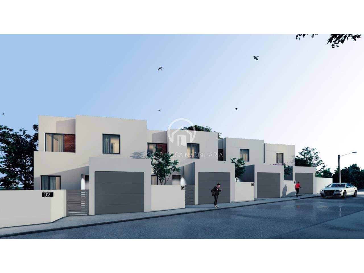 Exterior view of Single-family semi-detached for sale in Doñinos de Salamanca  with Heating, Private garden and Terrace