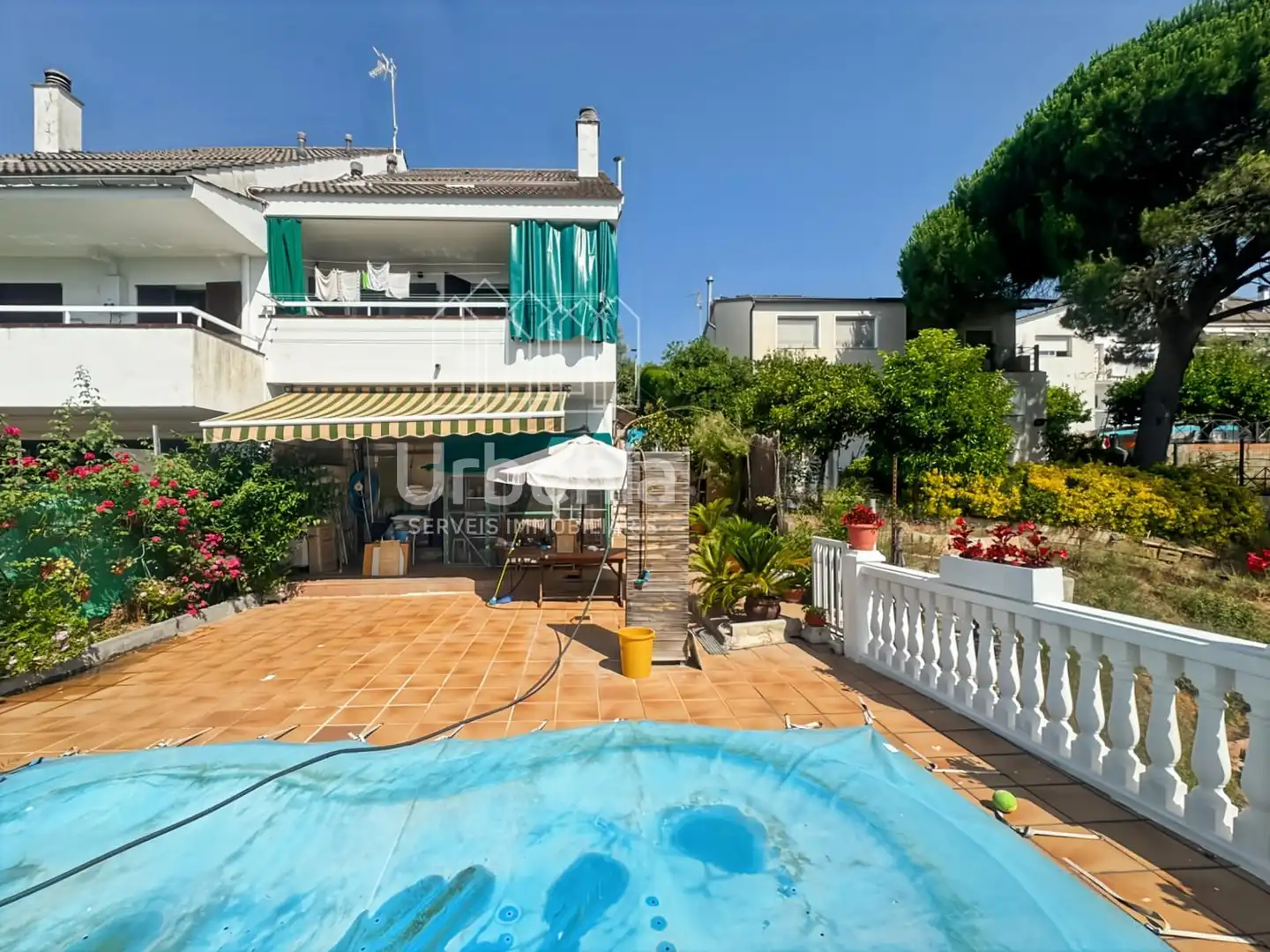 Vista exterior de Casa o xalet en venda en Sant Iscle de Vallalta amb Aire condicionat, Calefacció i Terrassa