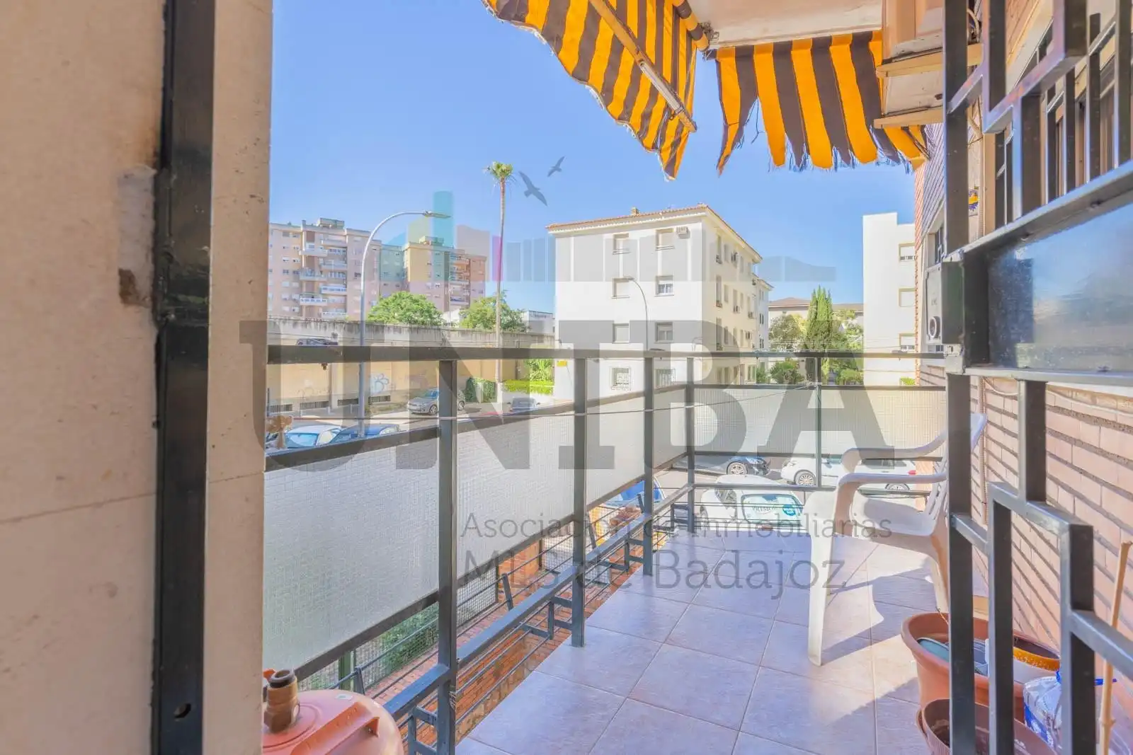 Terrasse von Wohnung zum Verkauf in Badajoz mit Klimaanlage, Privatgarten und Terrasse