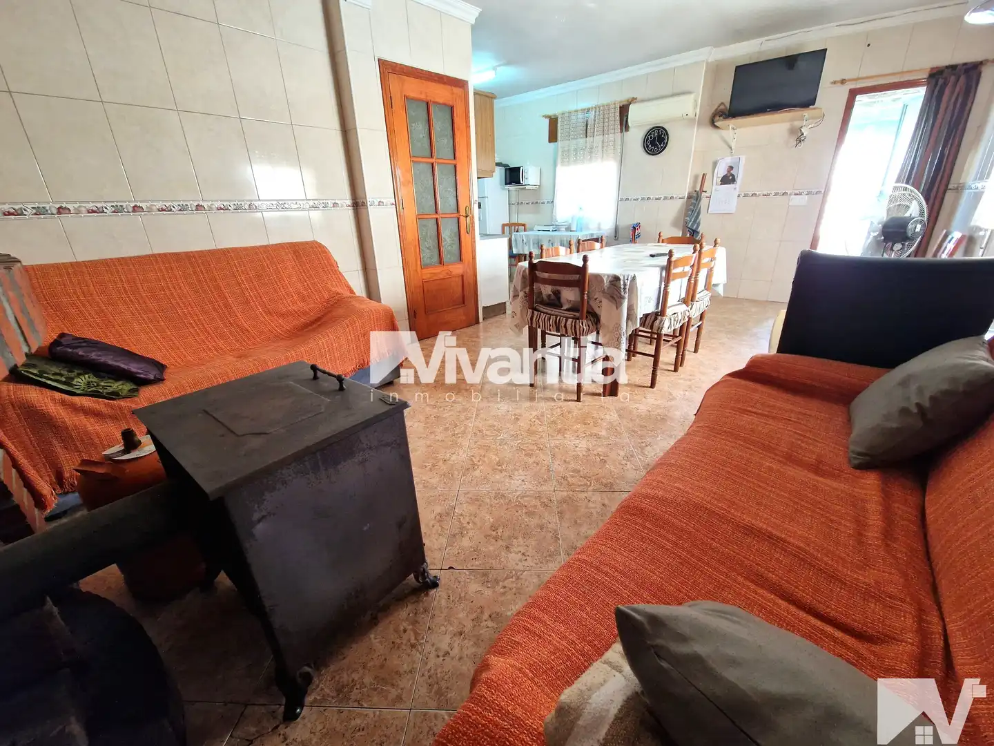 Living room of Houses for sale in Lorca  with Terrace, Storage room and Furnished