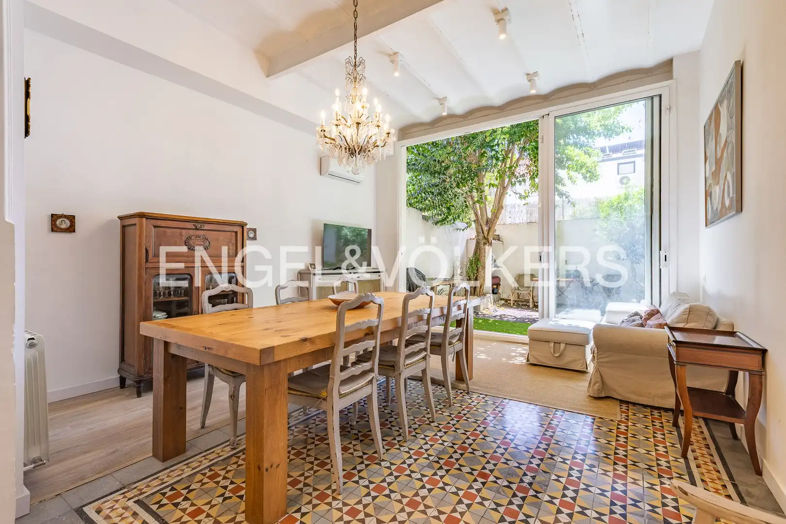 Comedor de Casa o chalet en venta en Terrassa con Aire acondicionado, Calefacción y Jardín privado