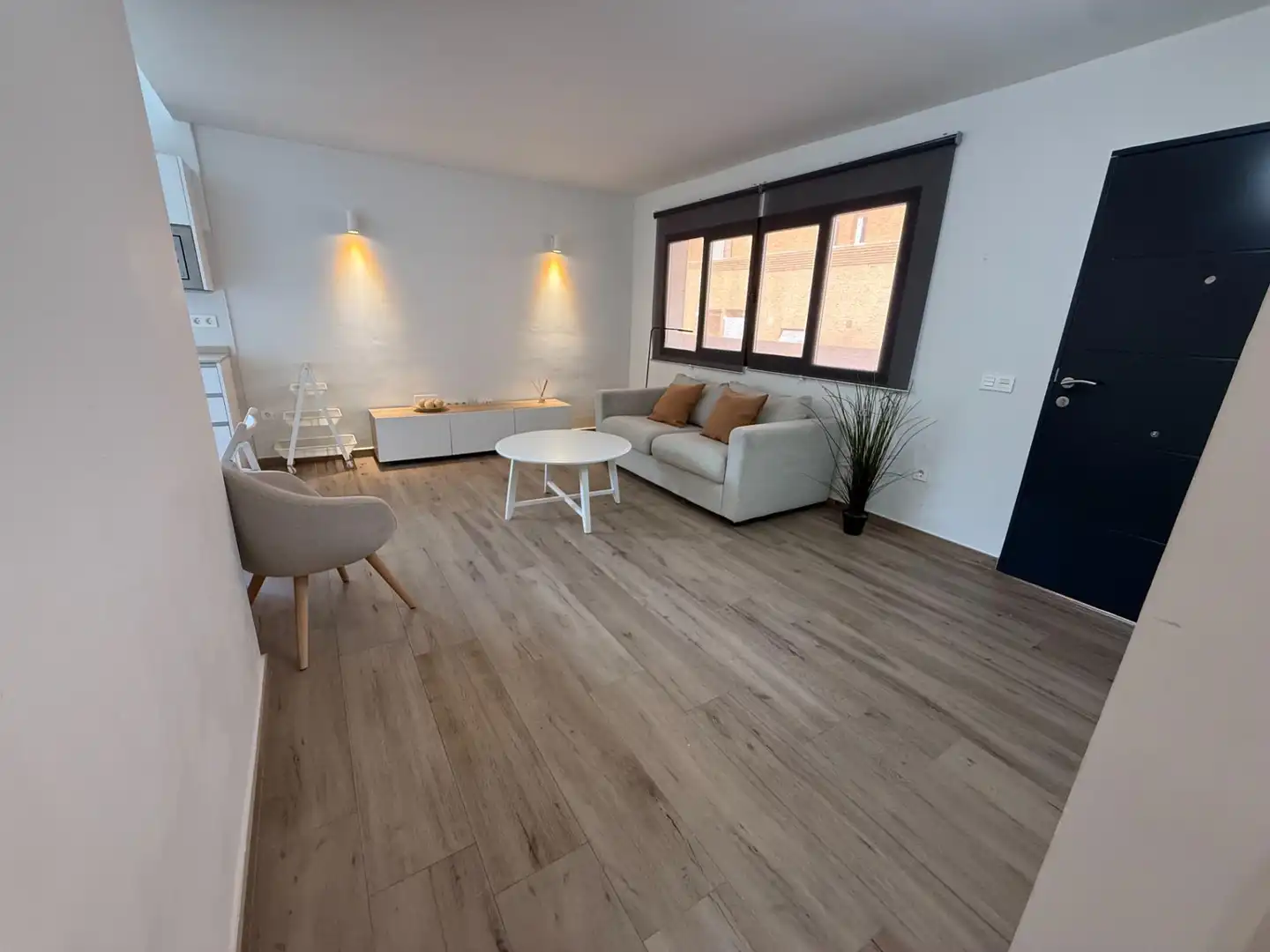 Sala d'estar de Apartament de lloguer en Málaga amb Aire condicionat i Calefacció