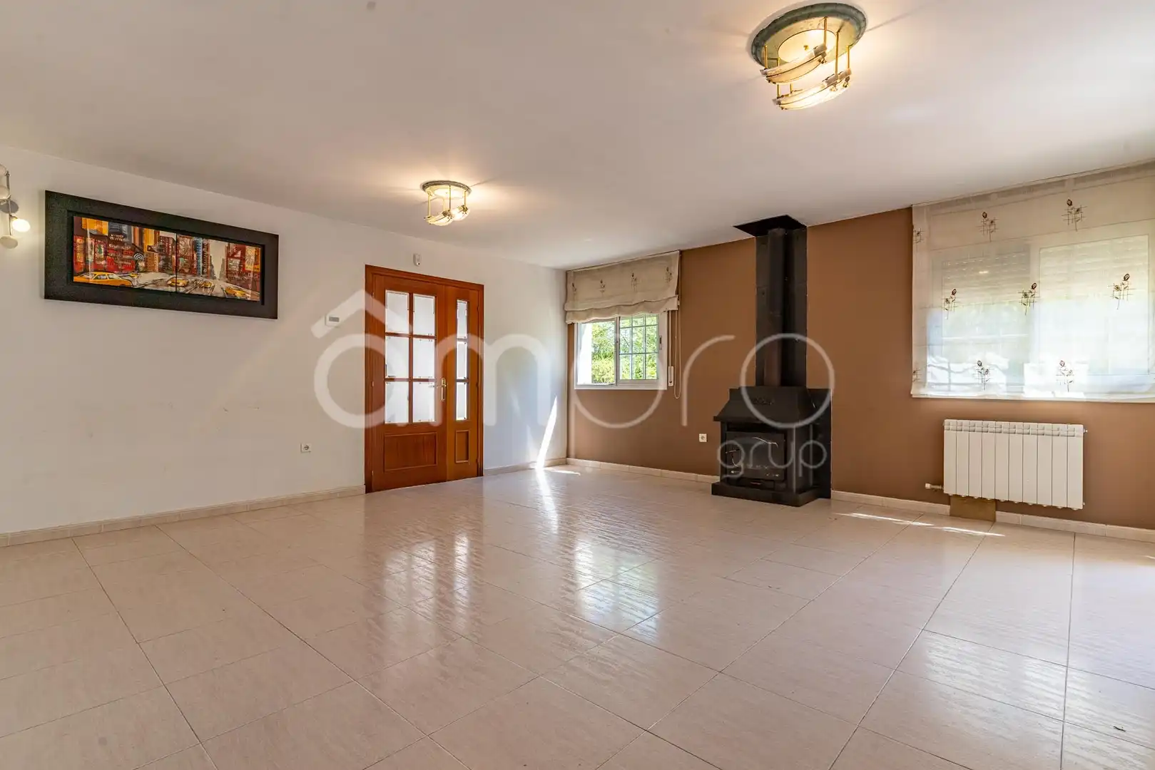 Sala de estar de Casa o chalet en venta en El Catllar  con Aire acondicionado, Calefacción y Terraza